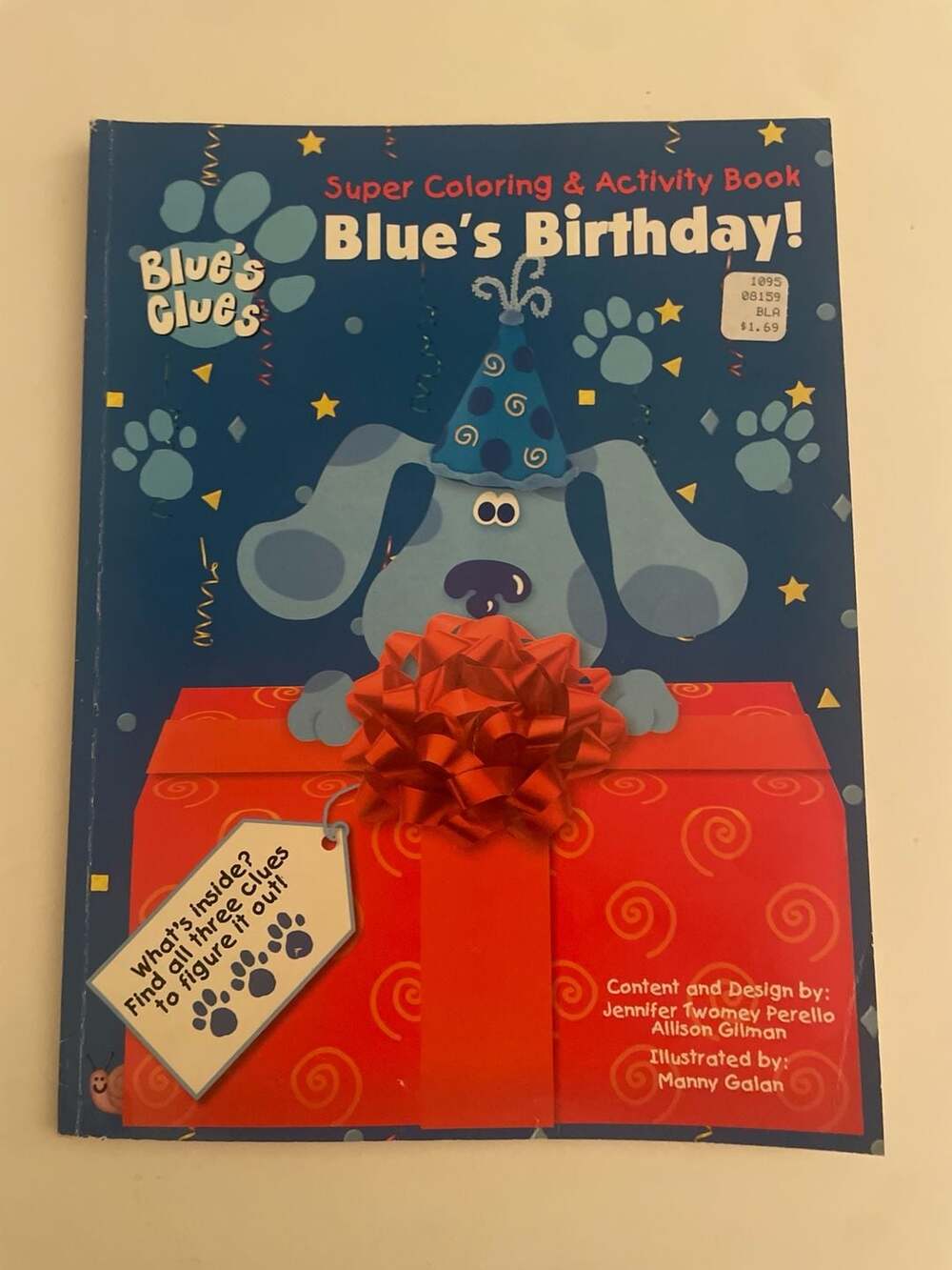 Blue's Clues Blue's Birthday Super Coloring & Activity Book